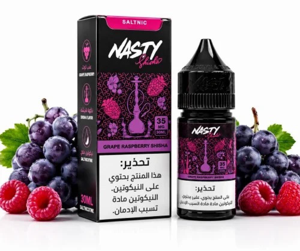 NASTY Shisha Grape Raspberry Salt وBlack Jack Tobacco