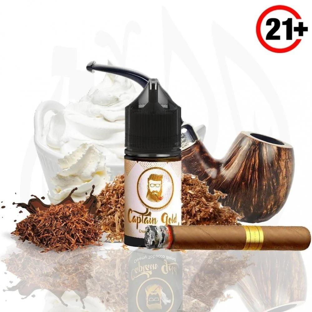 سحبة السيجار المؤقتة 2000 سحبة ونكهة Captain Gold Cream Tob