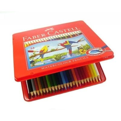 الوان خشبية مائية 24لون FABER CASTELL