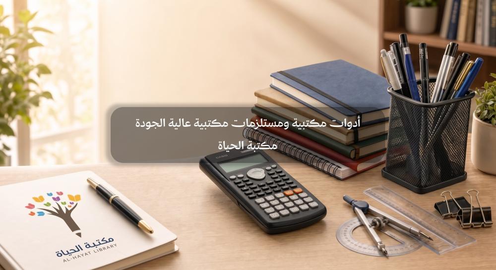 دليلك الشامل لشراء أدوات مكتبية ومستلزمات مكتبية عالية الجودة في السعودية | مكتبة الحياة