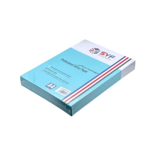 ورق لاصق لامع 100 ورقة - 135 جرام - SYF - A4
