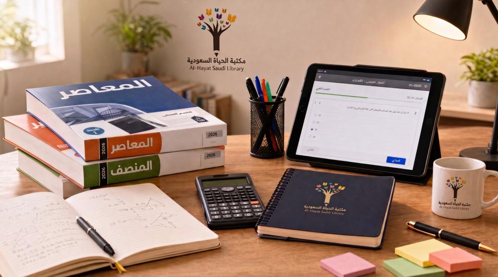 كتاب المنصف وكتاب المعاصر قدرات للتأسيس والتجميعات من مكتبة الحياة الس