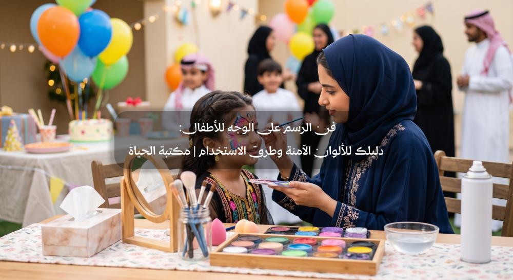 فن الرسم على الوجه للأطفال: دليلك للألوان الآمنة وطرق الاستخدام | مكتبة الحياة