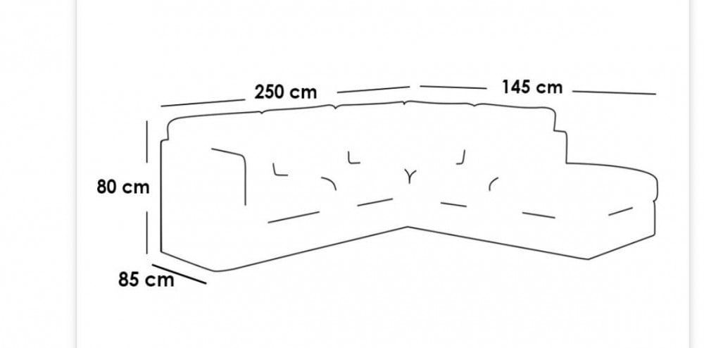 كنب زاوية حرف L_ بيج