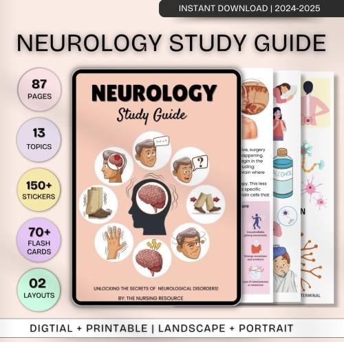 Neurology - الجهاز العصبي مع كويز