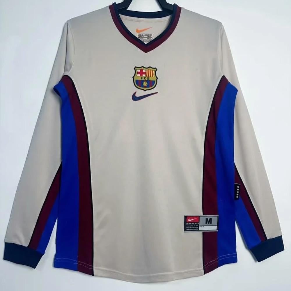 ウェア Barcelona Long Sleeve Game Shirt Men's Replica Nike Barcelona Long Sleeve Home Jersey 25/26