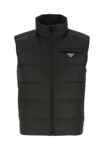 Prada Triangle-Logo Padded Gilet