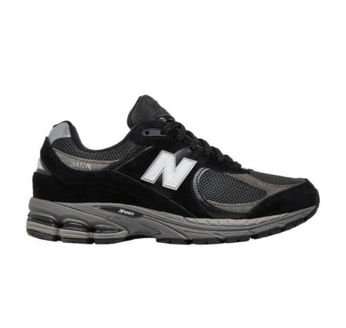 New Balance 2002R Black Dark Grey White