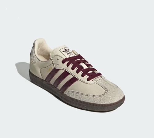adidas Samba OG "Wonder White/Maroon"
