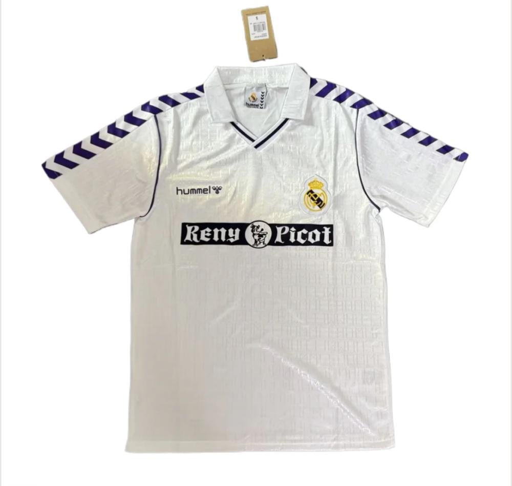 1989-90 Real Madrid CF Home Kit - متجر باند band store