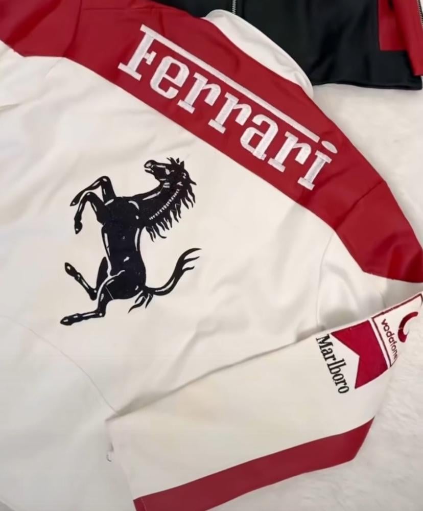 Ferrari スポーツジャケット レッド/ホワイト Puma x Scuderia Ferrari® T7 oversized jacket| Ferrari® Store