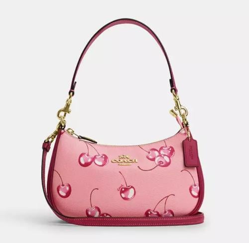 Teri Shoulder Bag With Cherry Print