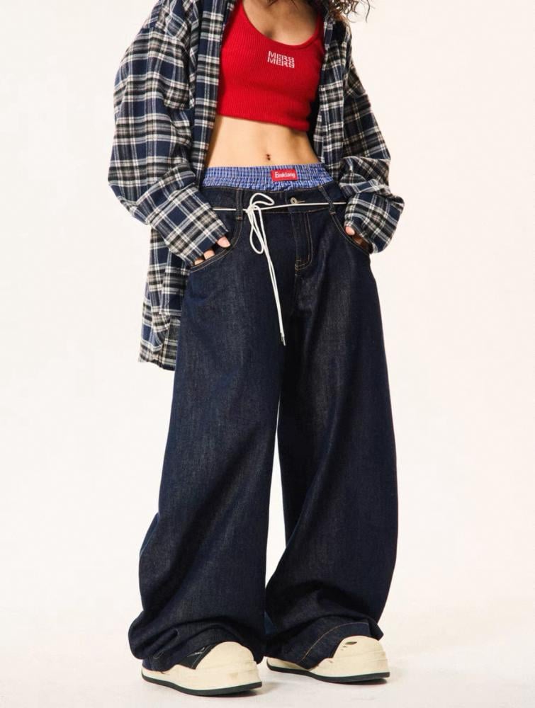 YOUNG STAGES  Double waist jeans