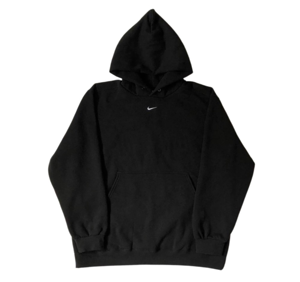 Vintage black nike hoodie sales