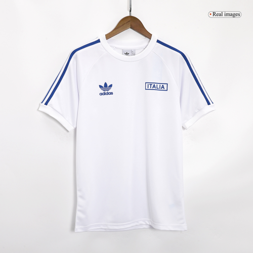Adidas ITALIA white blue t-shirt