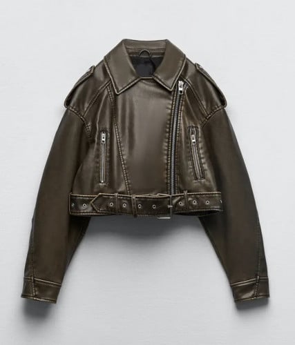 Women's leather jacket