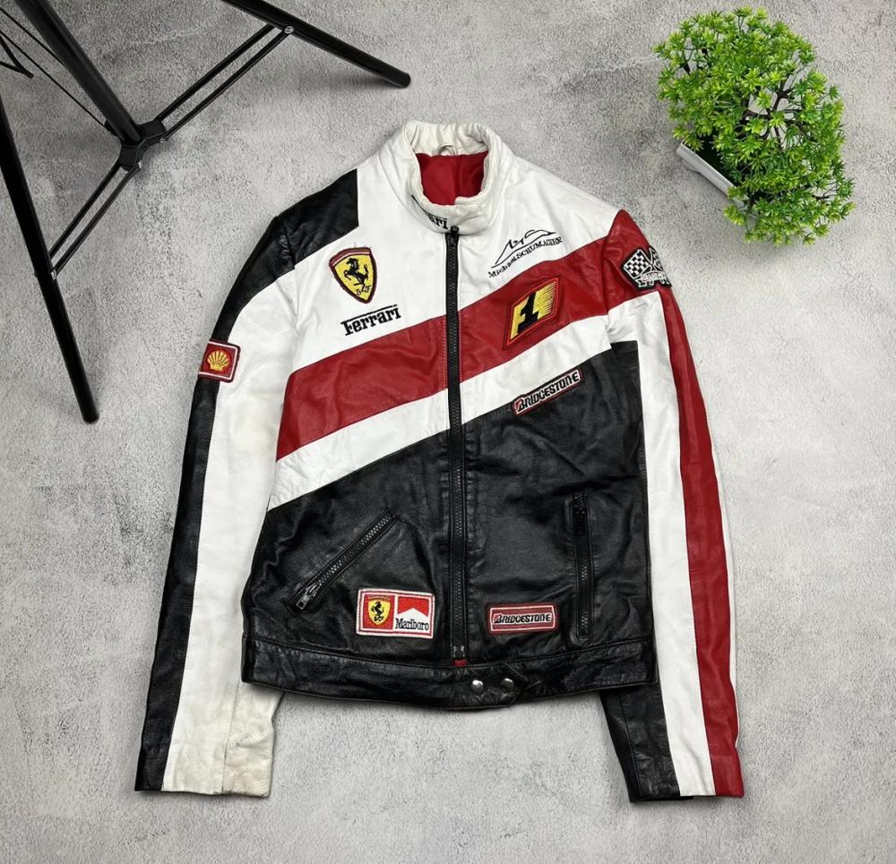 Ferrari Leather Jacket F1 Grand