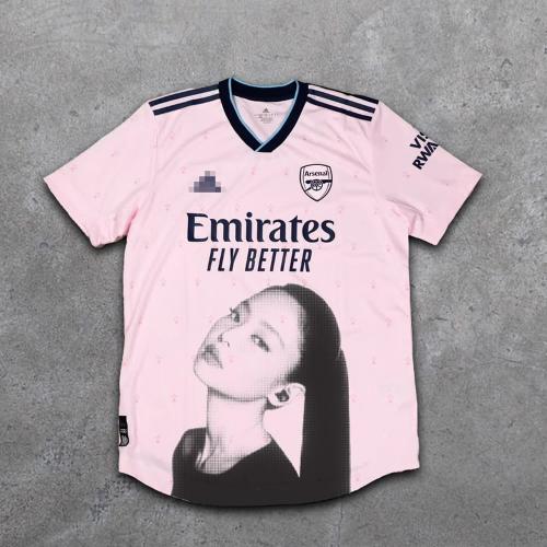 Jennie and Adidas custom T-shirt, Arsenal