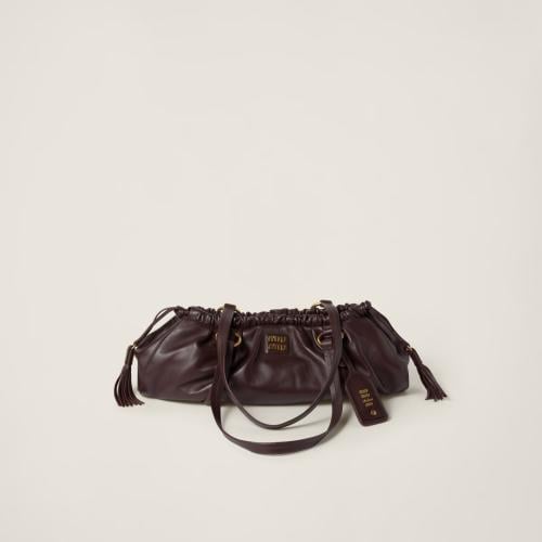 ハンドバッグ Miu Miu Joie nappa leather bag Miu Miu: Women's Joie Nappa Leather Mini Bag (Black) | DSMNY
