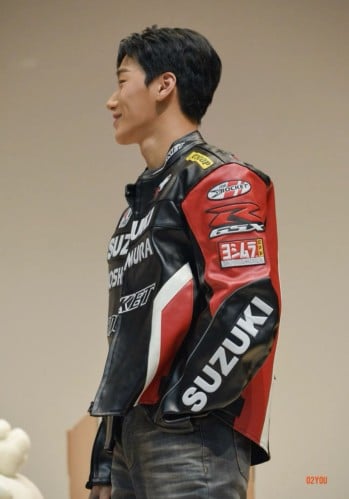 Suzuki leather racing jacket