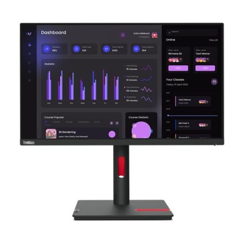 Lenovo ThinkVision T24i-30 Computer Monitor 23.8-I...