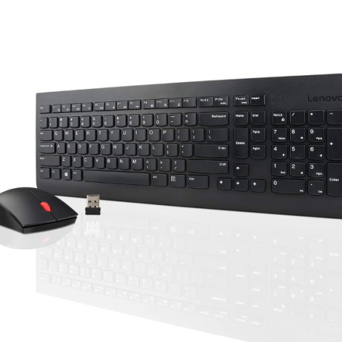 كيبورد Lenovo 100 Wireless Combo Keyboard & Mouse