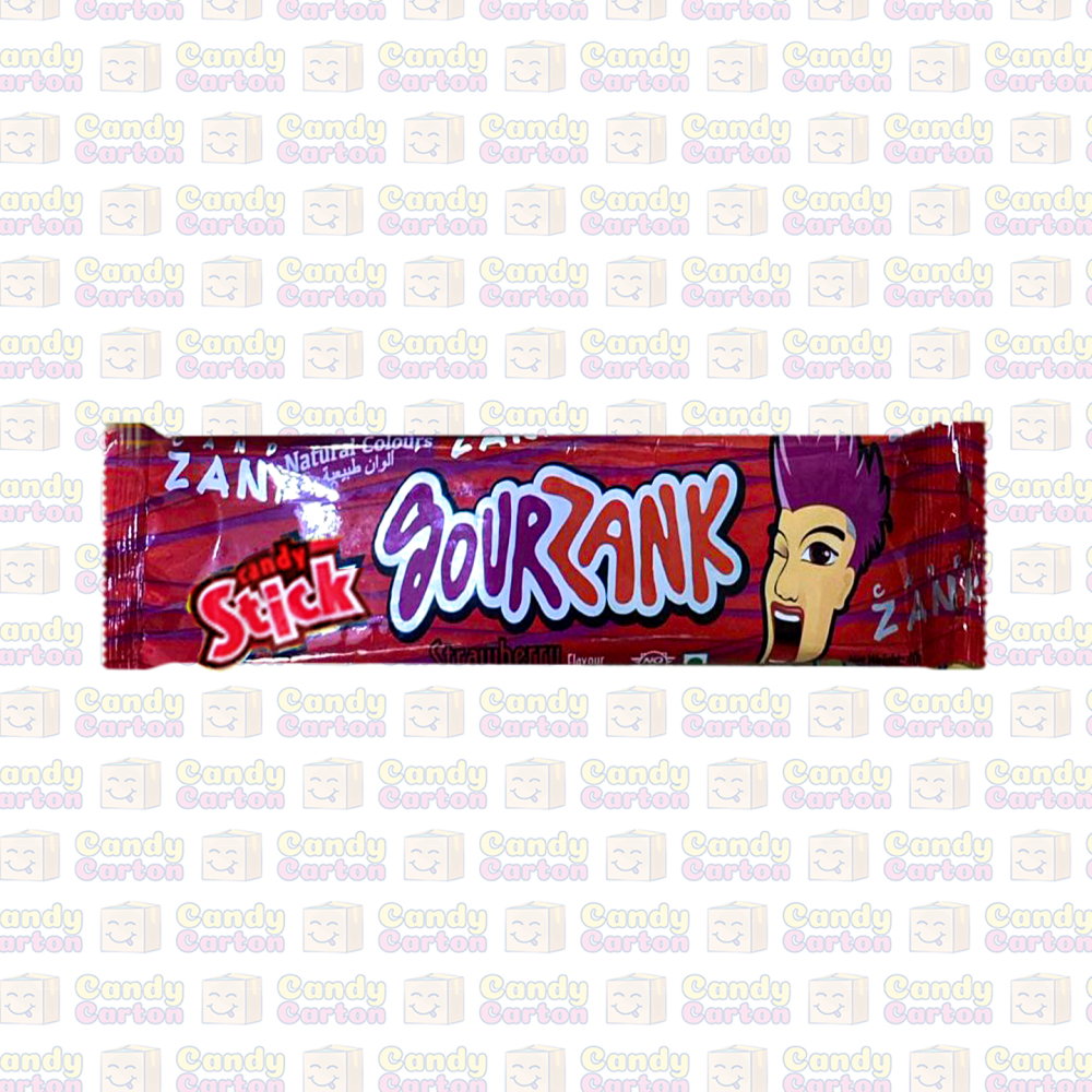 Sour zank candy stick strawberry 40g imported from America