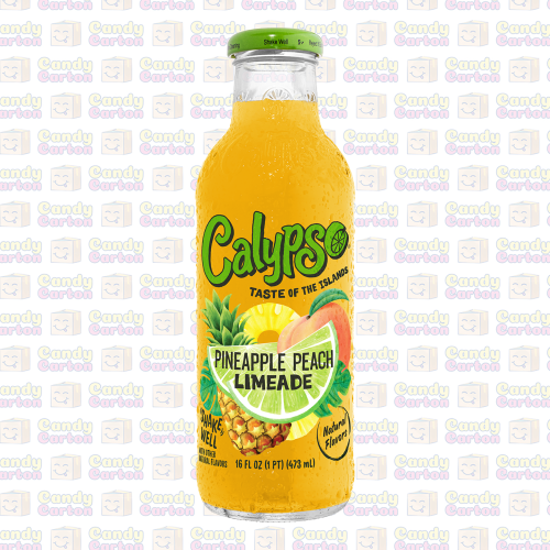 Calypso Original Lemonade Pineapple Peach Lemon Juice 473ml