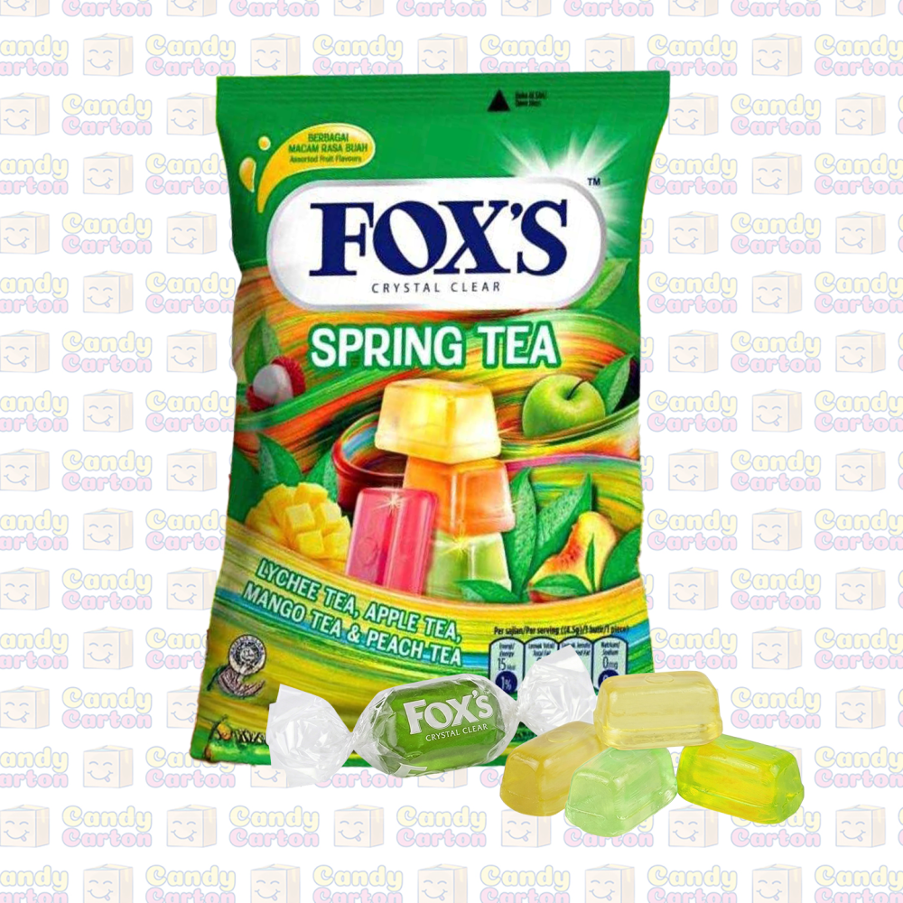 Fox's Crystal Clear Spring Tea Flavored Old Glass Candy 90g