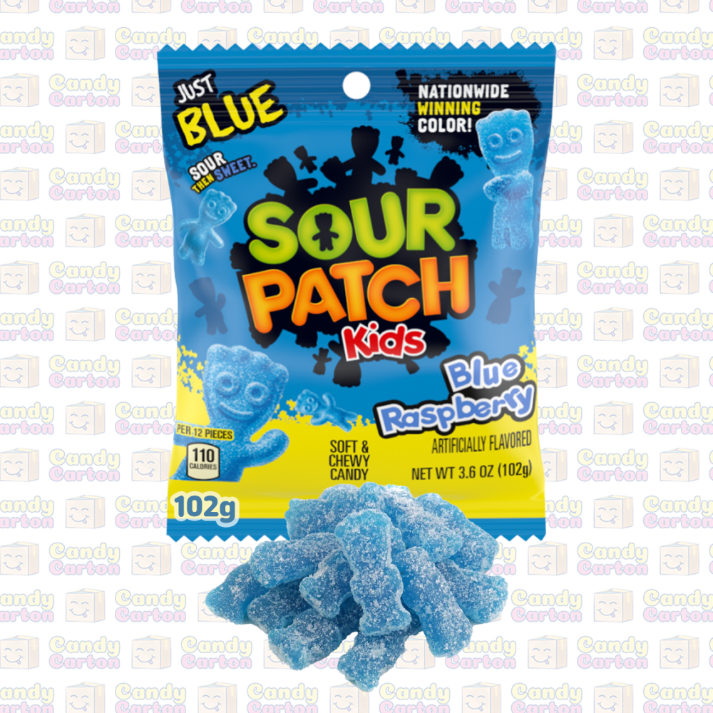 Sour Patch Kids Blue Raspberry Candy 102g Imported USA