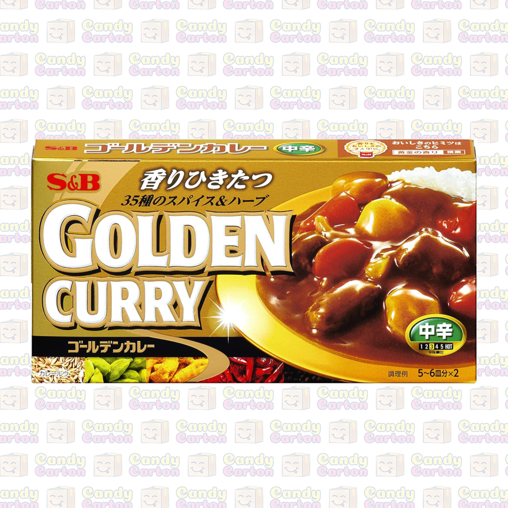 S&B Golden Curry خليط صلصة الكاري الذهبية من اس اند بي متوسط حار  198