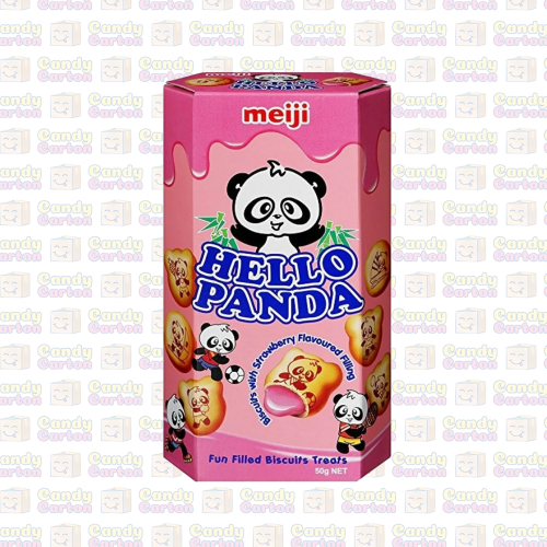 بسكويت هالو باندا بالفراولة 50 جرام Hello Panda