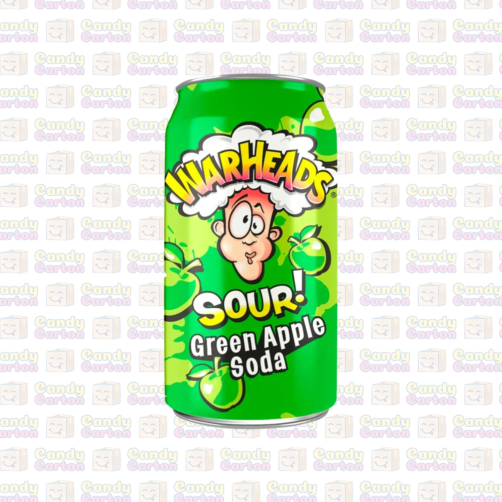 Warheads وار هيدز صودا تفاح اخضر  355 مل