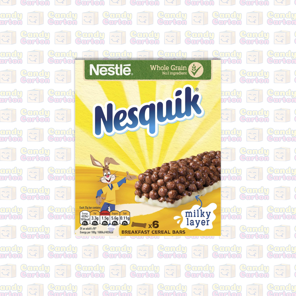 Nestle Nesquik Breakfast Cereal Bars 6 x 25g (150g) - Nestle - الحلويات  المستوردة