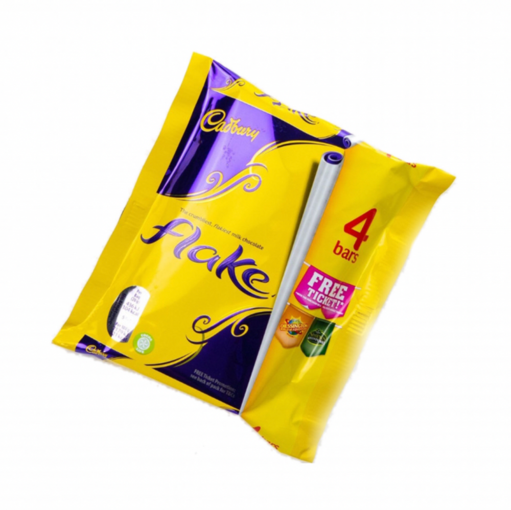 Flake chocolate, imported product * 4 fingers, original British