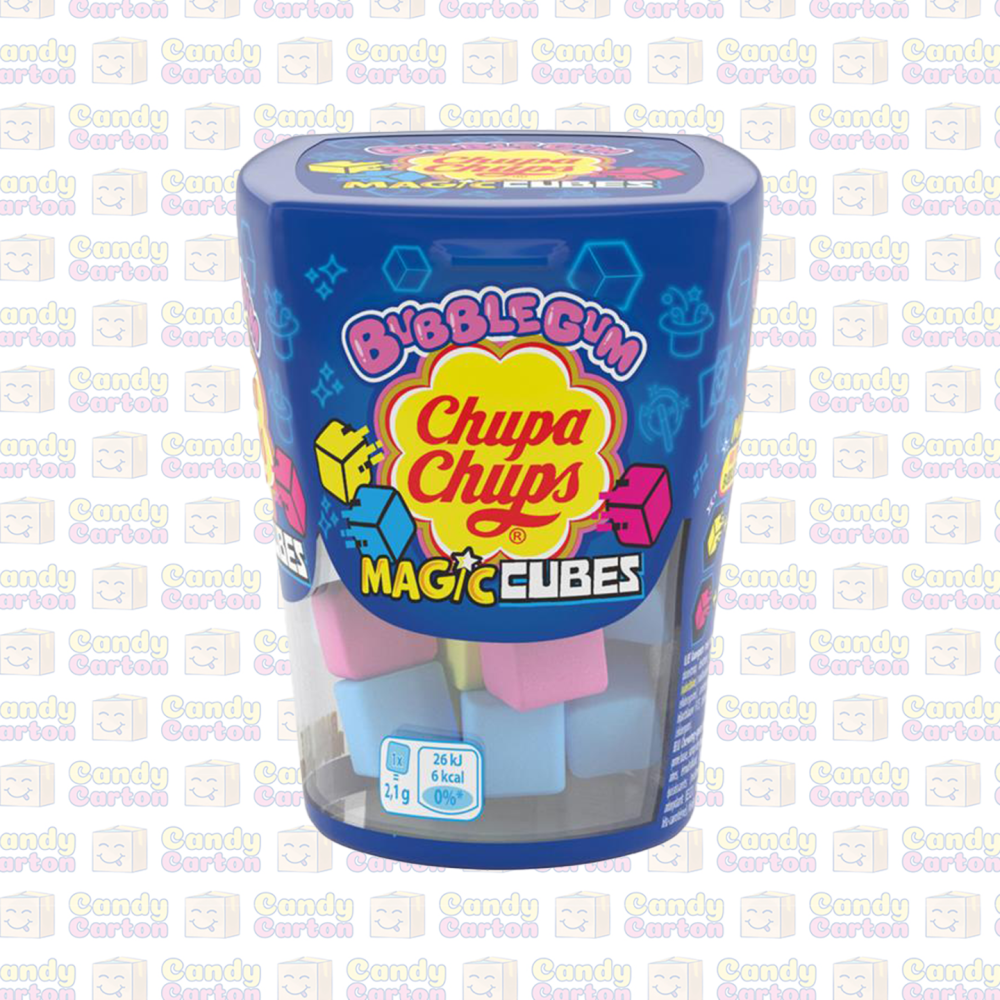 Chupa Chups Fun Bubblegum Bottles Magic Cubes