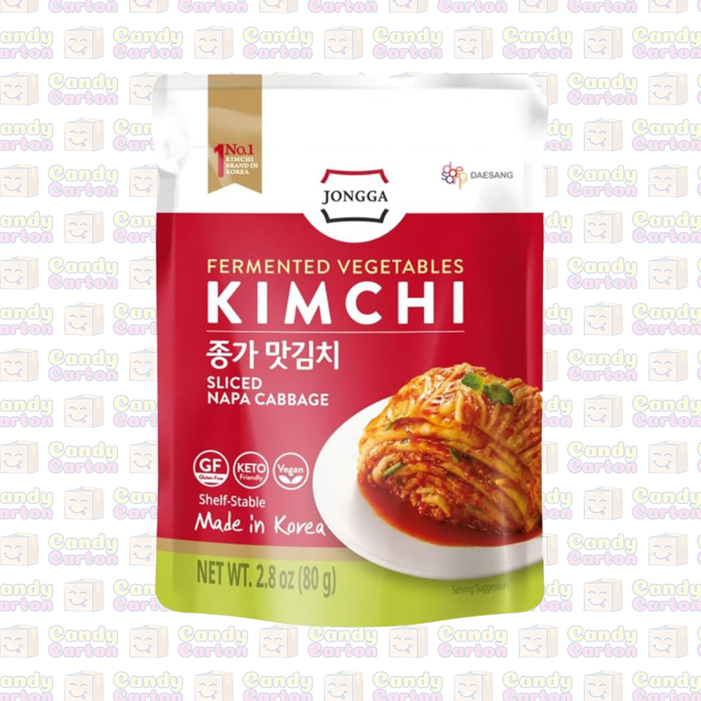 JONGGA sliced Napa Cabbage Kimchi 80g Imported from Korea