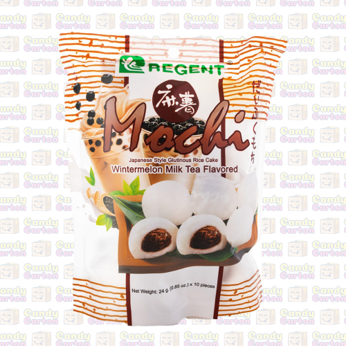 Japanese style rice pudding cups with cantaloupe flavor imported