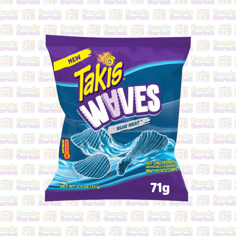 Takis Waves Blue Heat Potato Chips 71g Imported from USA