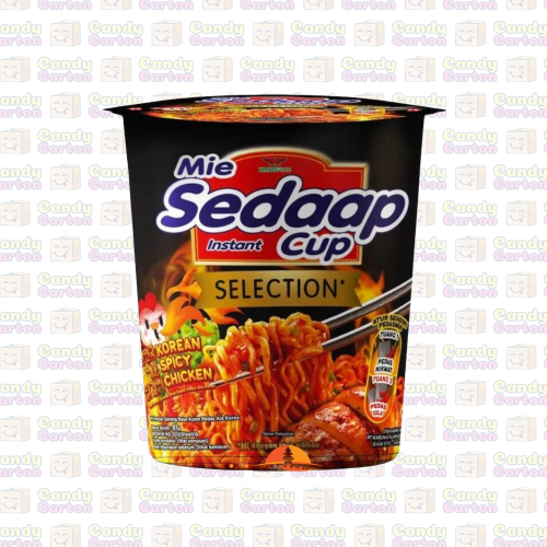 Mie Sedaap Instant Korean Spicy Chicken Cup Noodles 81g - Candy