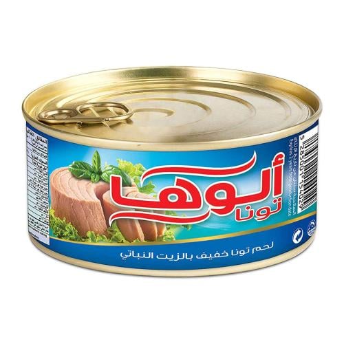 ألوها تونة خفيفة في زيت نباتي 185 جرام