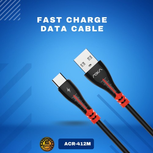 AOKA DATA CABLE 1.2M USB-MICRO-ACR-B412I