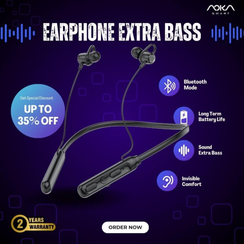 AOKA NECKBAND ERAPHONE -AN-N100 -BT