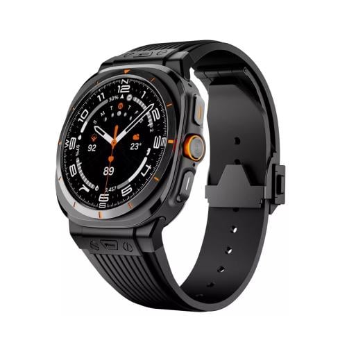 سوار سيليكون رياضي فاخر لساعة سامسونج الترا – مقاوم للماء والتعرق