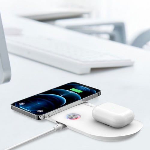 شاحن لاسلكي مزدوج WP-U90