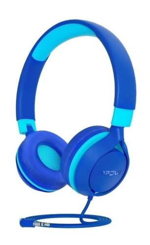 Dark blue and light blue headphones for children from MPOW che1