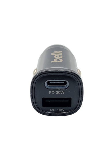 Black 48W PD TO USB Car Charger