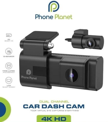 Phone Planet PP-DC02 4K Front and Rear Dash Cam