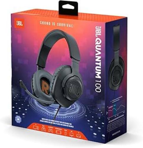 سماعة راس quantum100 لون اسود JBL