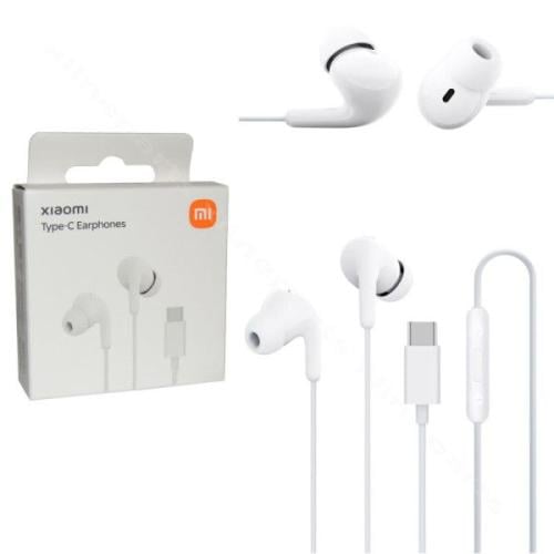Xiaomi 1.2m USB-C Wired Headphones with White Rubber